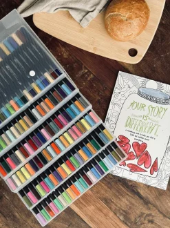 VIAMAJA 120 Dobbeltendede Vandbaserede Brushpens