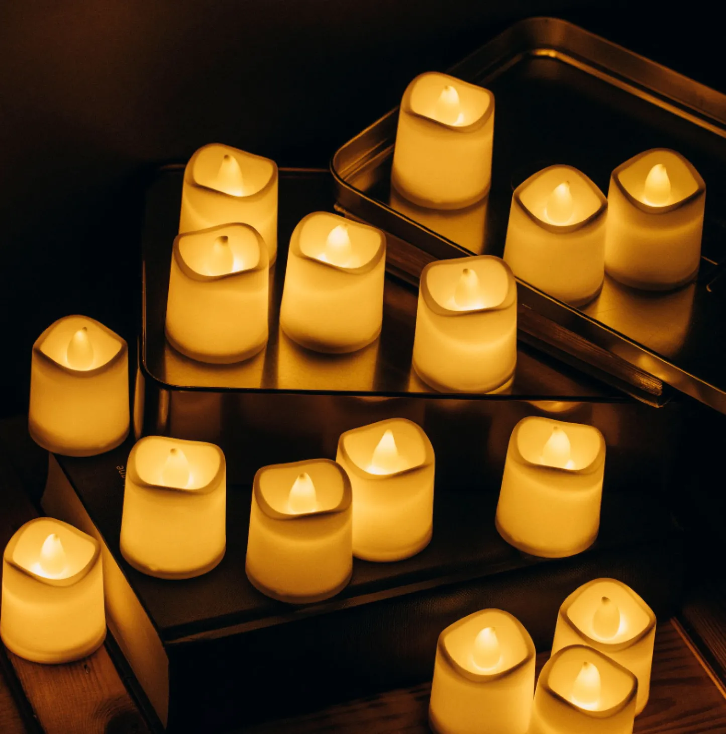 VIAMAJA 20 pak små LED bloklys Best