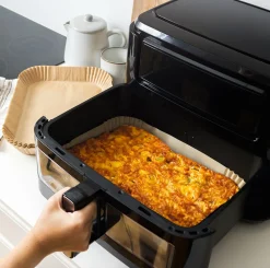 VIAMAJA Airfryer papirforme, dobbelt skuffe - 50 Stk. Hot