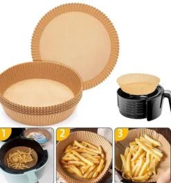 VIAMAJA Airfryer Papirforme, Rund - 50 stk. Sale