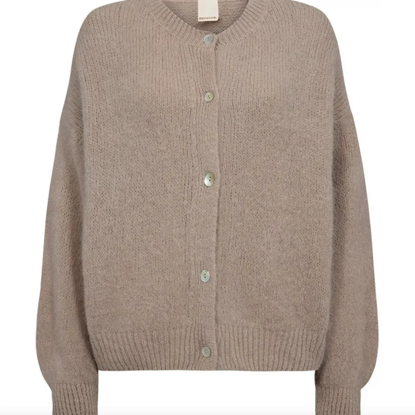 VIAMAJA Alpaca cardigan Depeche - Sand Hot