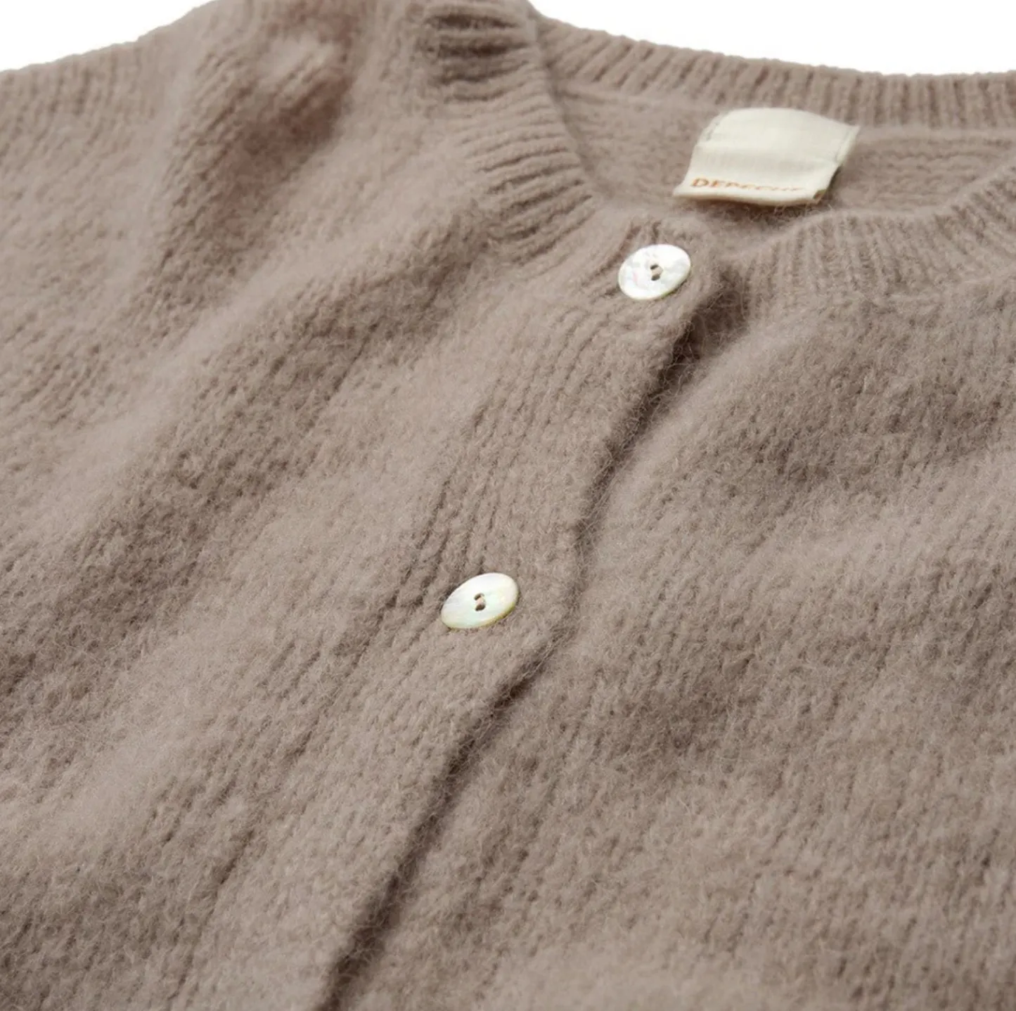 VIAMAJA Alpaca cardigan Depeche - Sand Hot