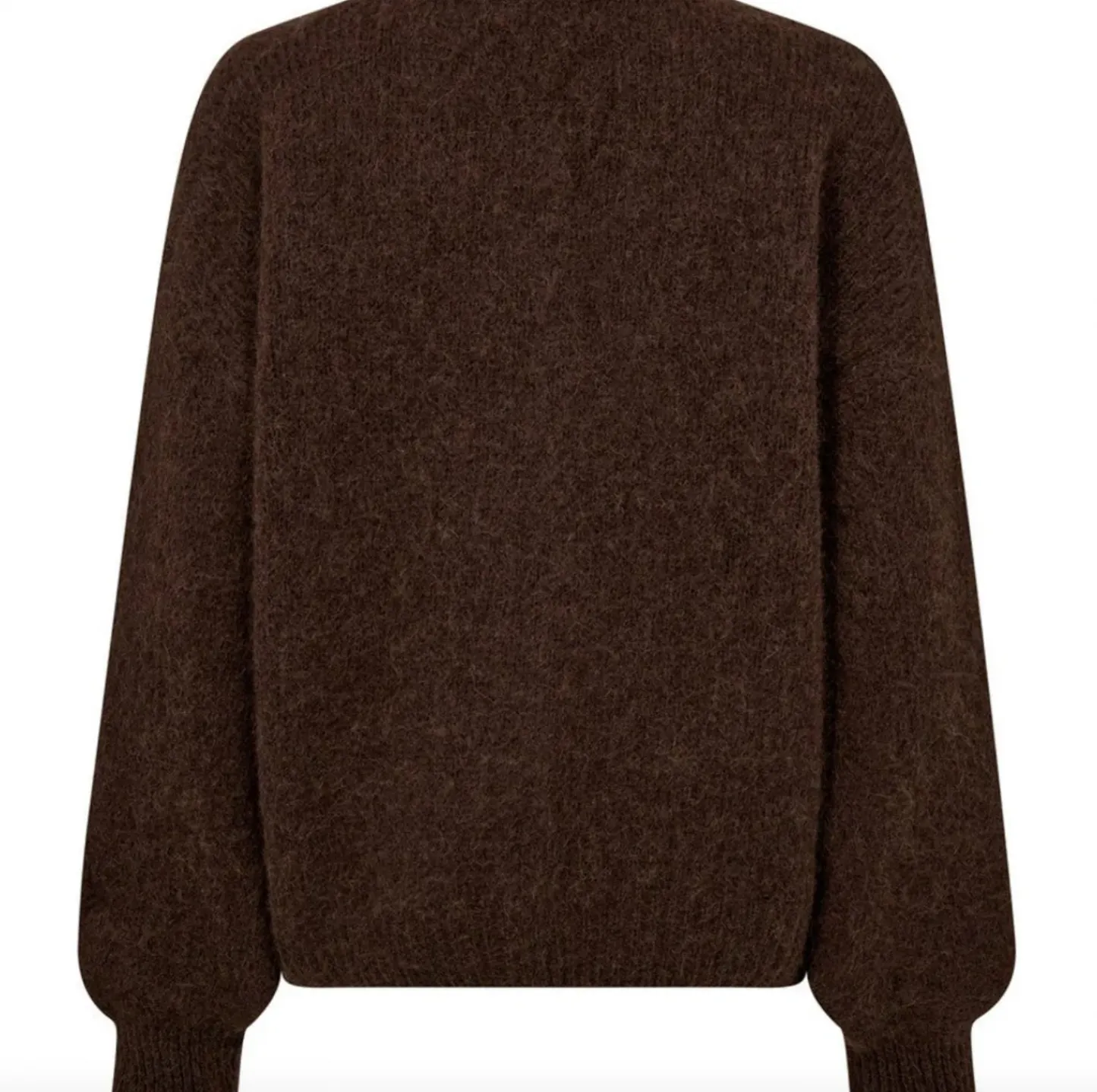 VIAMAJA Alpaca cardigan Depeche - Brown Discount