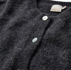 VIAMAJA Alpaca cardigan Depeche - Grey Melange Outlet