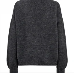 VIAMAJA Alpaca cardigan Depeche - Grey Melange Outlet