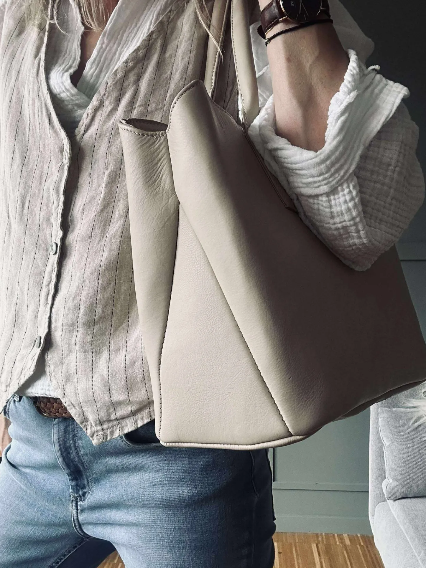 VIAMAJA Arbejdstaske / shopper – Soft sand