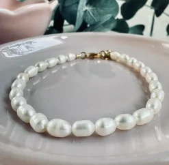 VIAMAJA Armbånd Beate forgyldt - Vandfast