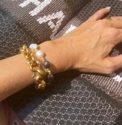 VIAMAJA Armbånd Caroline forgyldt New