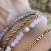 VIAMAJA Armbånd Erika lavendel - Sæt med 4 armbånd New