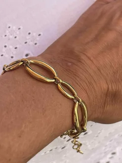 VIAMAJA Armbånd GIO - Vandfast - Forgyldt Discount