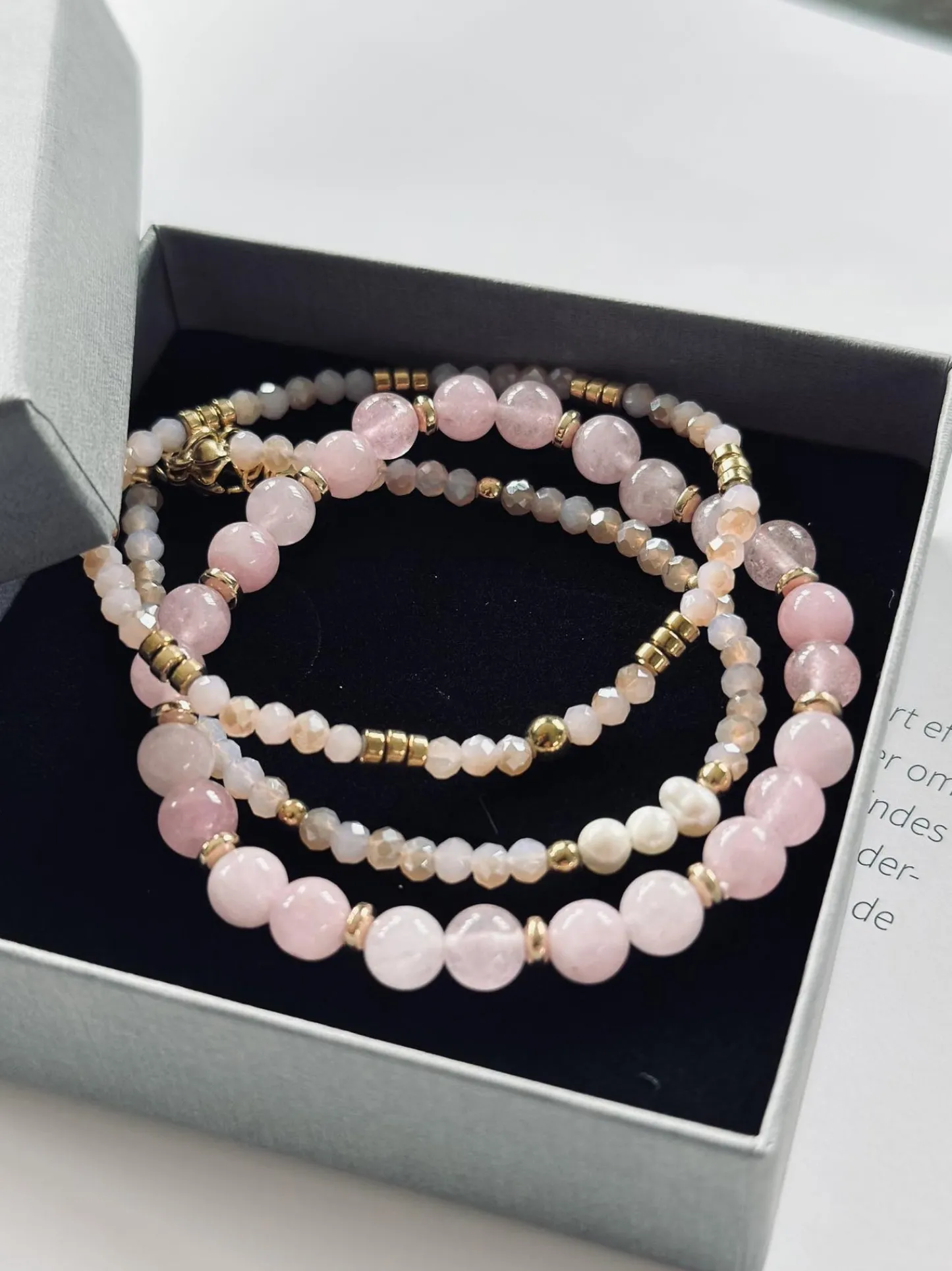 VIAMAJA Armbånd GISELE Rose – Sæt med 3 stk Sale