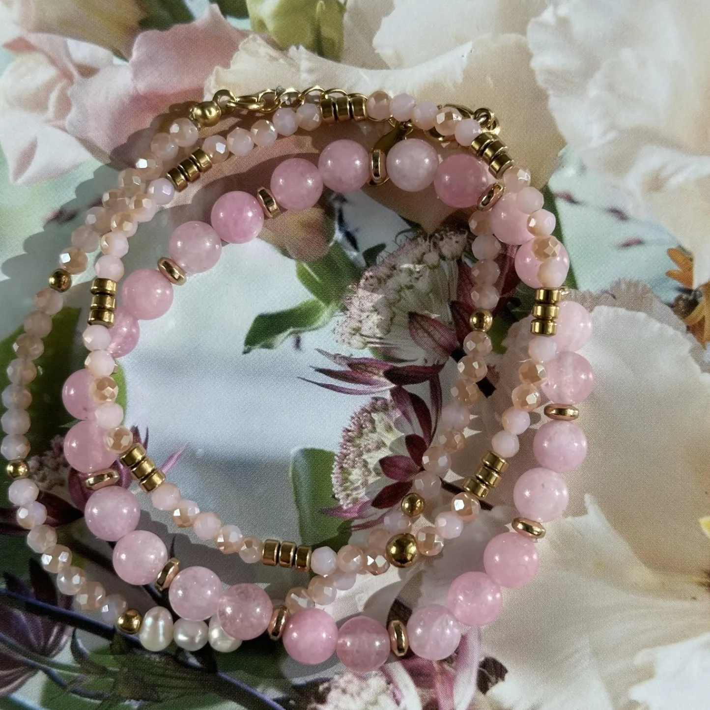 VIAMAJA Armbånd GISELE Rose – Sæt med 3 stk Sale
