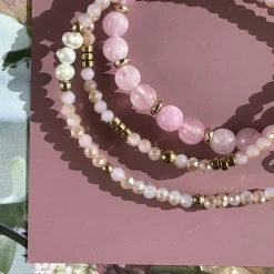 VIAMAJA Armbånd GISELE Rose – Sæt med 3 stk Sale
