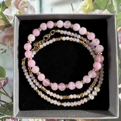 VIAMAJA Armbånd GISELE Rose – Sæt med 3 stk Sale