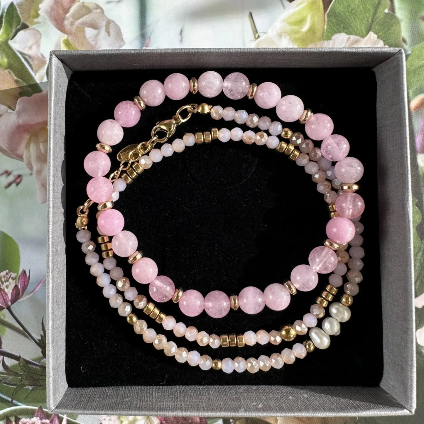 VIAMAJA Armbånd GISELE Rose – Sæt med 3 stk Sale