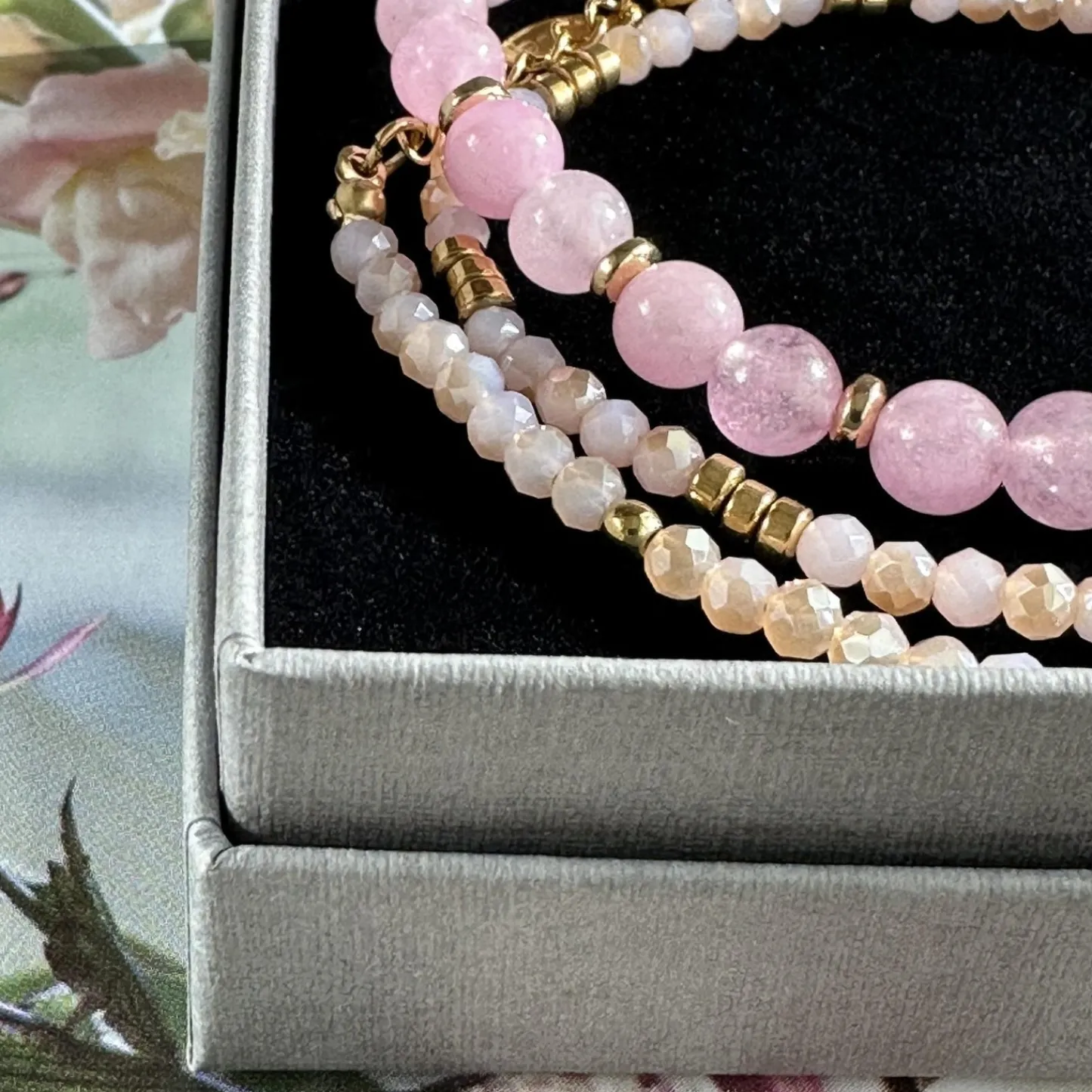VIAMAJA Armbånd GISELE Rose – Sæt med 3 stk Sale