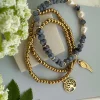 VIAMAJA Armbånd Juliane - Blue mix New