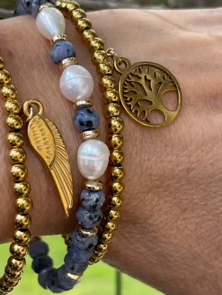 VIAMAJA Armbånd Juliane - Blue mix New