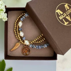 VIAMAJA Armbånd Juliane - Blue mix New