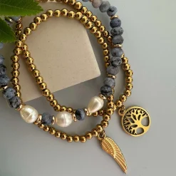 VIAMAJA Armbånd Juliane - Blue mix New