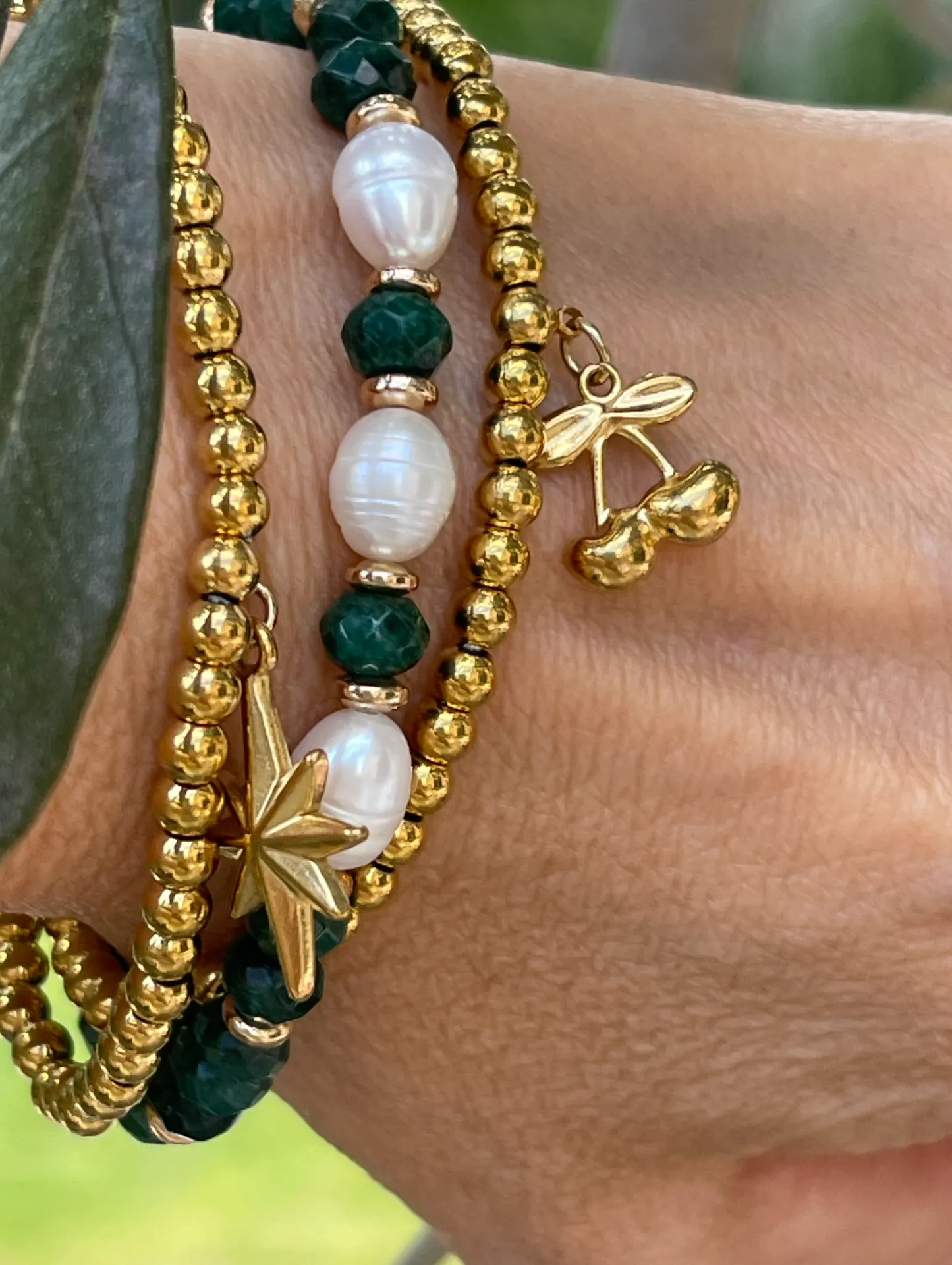 VIAMAJA Armbånd Juliane - Emerald