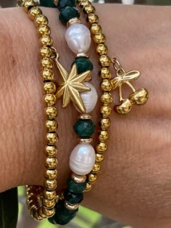VIAMAJA Armbånd Juliane - Emerald