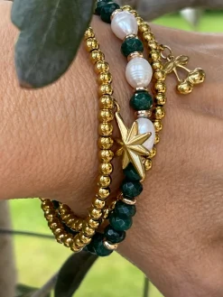 VIAMAJA Armbånd Juliane - Emerald