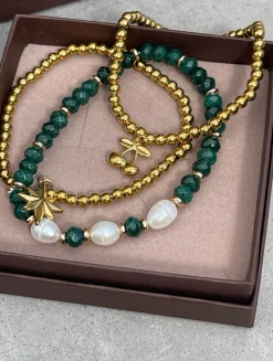 VIAMAJA Armbånd Juliane - Emerald