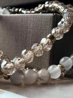 VIAMAJA Armbånd Leah Blush/Natur – Sæt med 3 stk Outlet