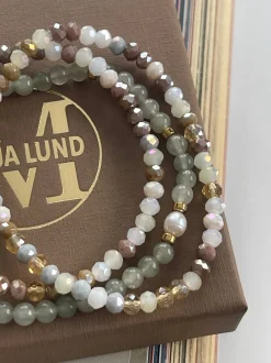 VIAMAJA Armbånd Leah Jade Grøn – Sæt med 3 stk Best