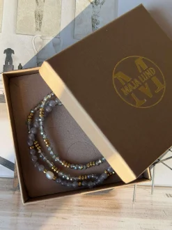 VIAMAJA Armbånd Leah Lavendel/Stone – Sæt med 3 stk Outlet