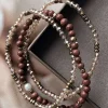 VIAMAJA Armbånd Leah Natur/Cognac – Sæt med 3 stk New