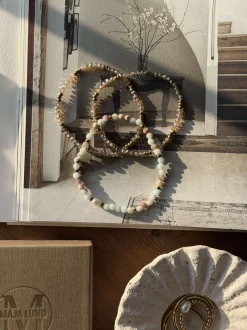 VIAMAJA Armbånd Leah Sea Breeze/Natur – Sæt med 3 stk Outlet
