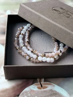 VIAMAJA Armbånd Leah Soft Rose – Sæt med 3 stk Best