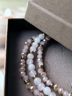 VIAMAJA Armbånd Leah Soft Rose – Sæt med 3 stk Best