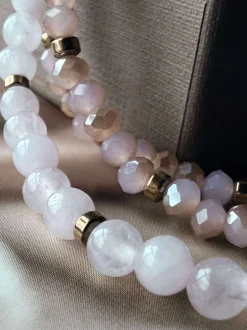 VIAMAJA Armbånd Leah Soft Rose – Sæt med 3 stk Best