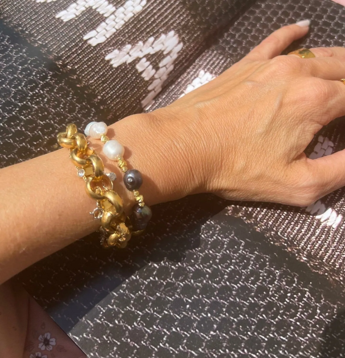 VIAMAJA Armbånd Lærke ferskvandsperler Outlet