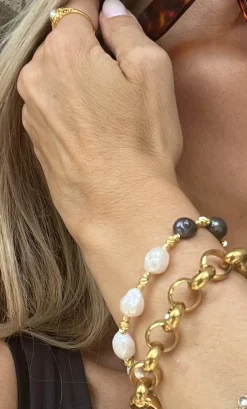 VIAMAJA Armbånd Lærke ferskvandsperler Outlet