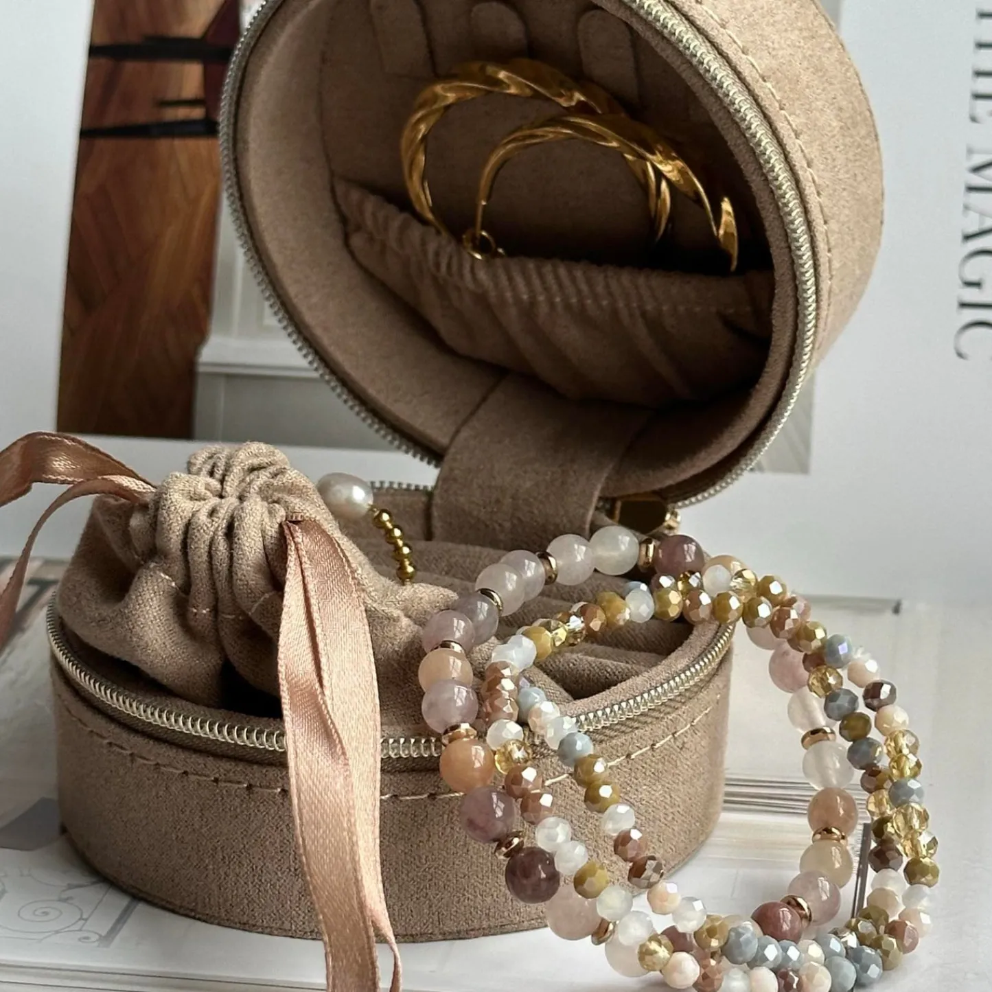 VIAMAJA Armbånd Luna Blush Mix – Sæt med 3 stk Online