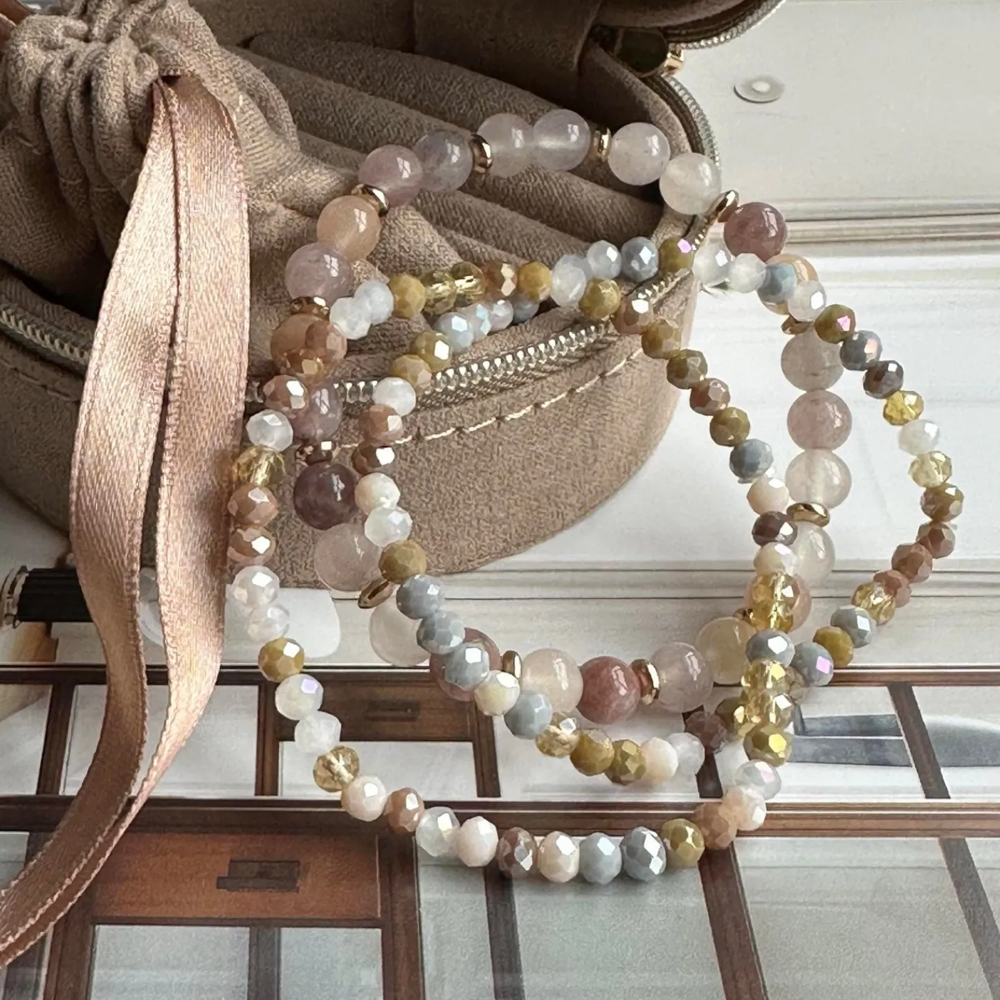 VIAMAJA Armbånd Luna Blush Mix – Sæt med 3 stk Online