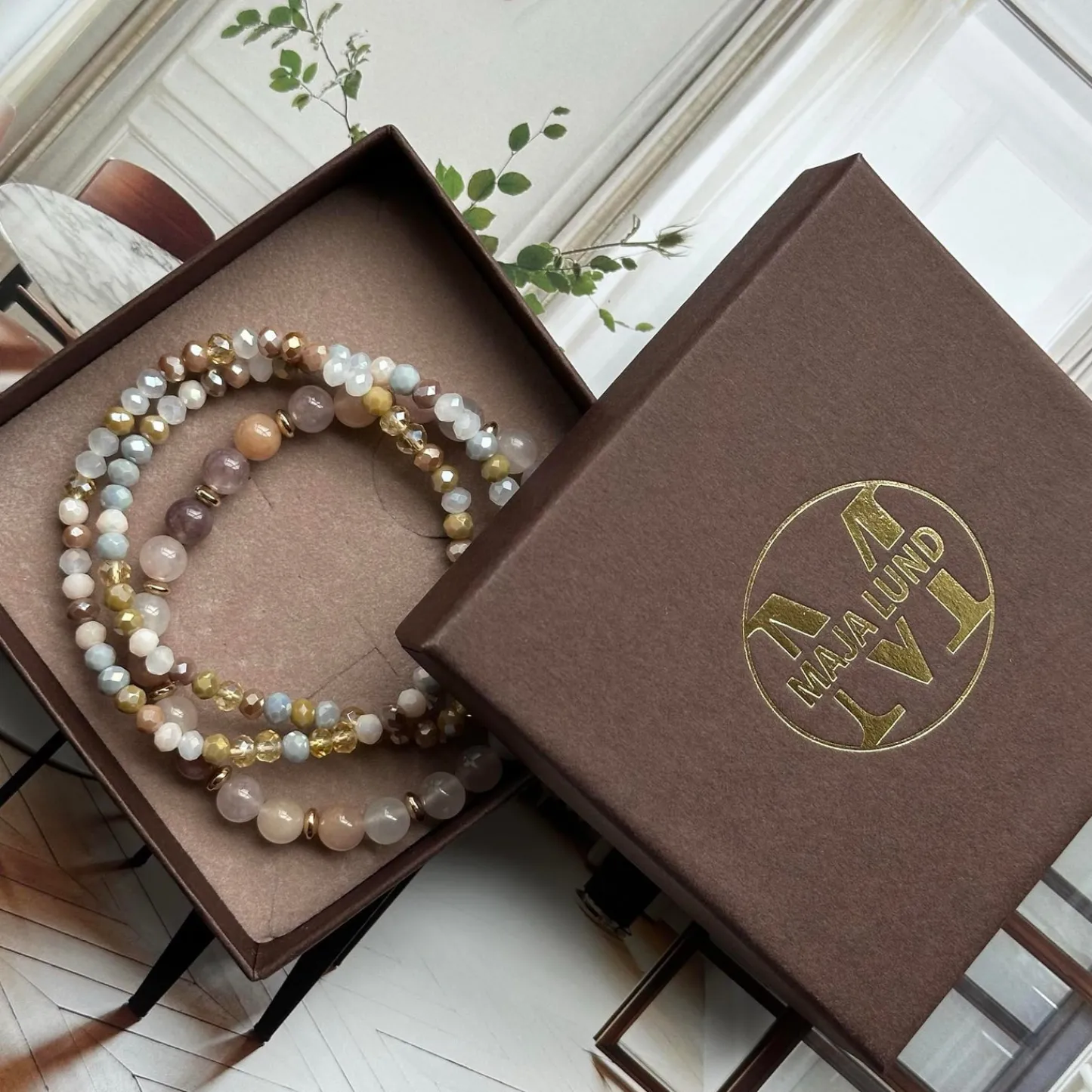 VIAMAJA Armbånd Luna Blush Mix – Sæt med 3 stk Online
