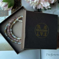 VIAMAJA Armbånd Luna Vintage Rose – Sæt med 3 stk New