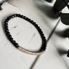 VIAMAJA Armbånd Maja ONYX m. forgyldt sterling silver