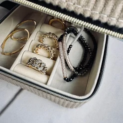 VIAMAJA Armbånd Maja ONYX m. forgyldt sterling silver
