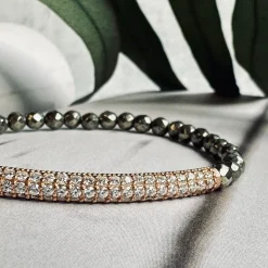 VIAMAJA Armbånd Maja PYRIT m. forgyldt sterling silver Discount
