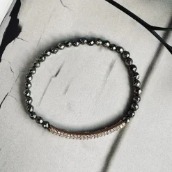VIAMAJA Armbånd Maja PYRIT m. forgyldt sterling silver Discount