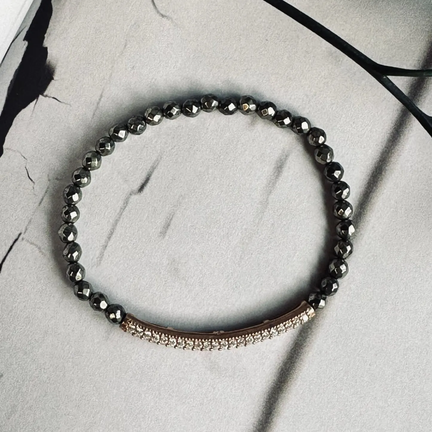 VIAMAJA Armbånd Maja PYRIT m. forgyldt sterling silver Discount