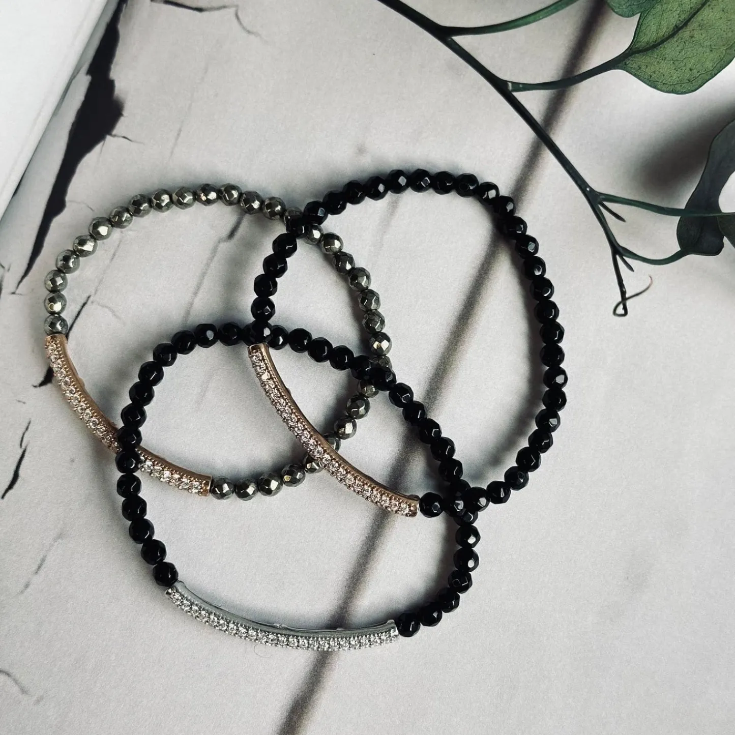 VIAMAJA Armbånd Maja PYRIT m. forgyldt sterling silver Discount