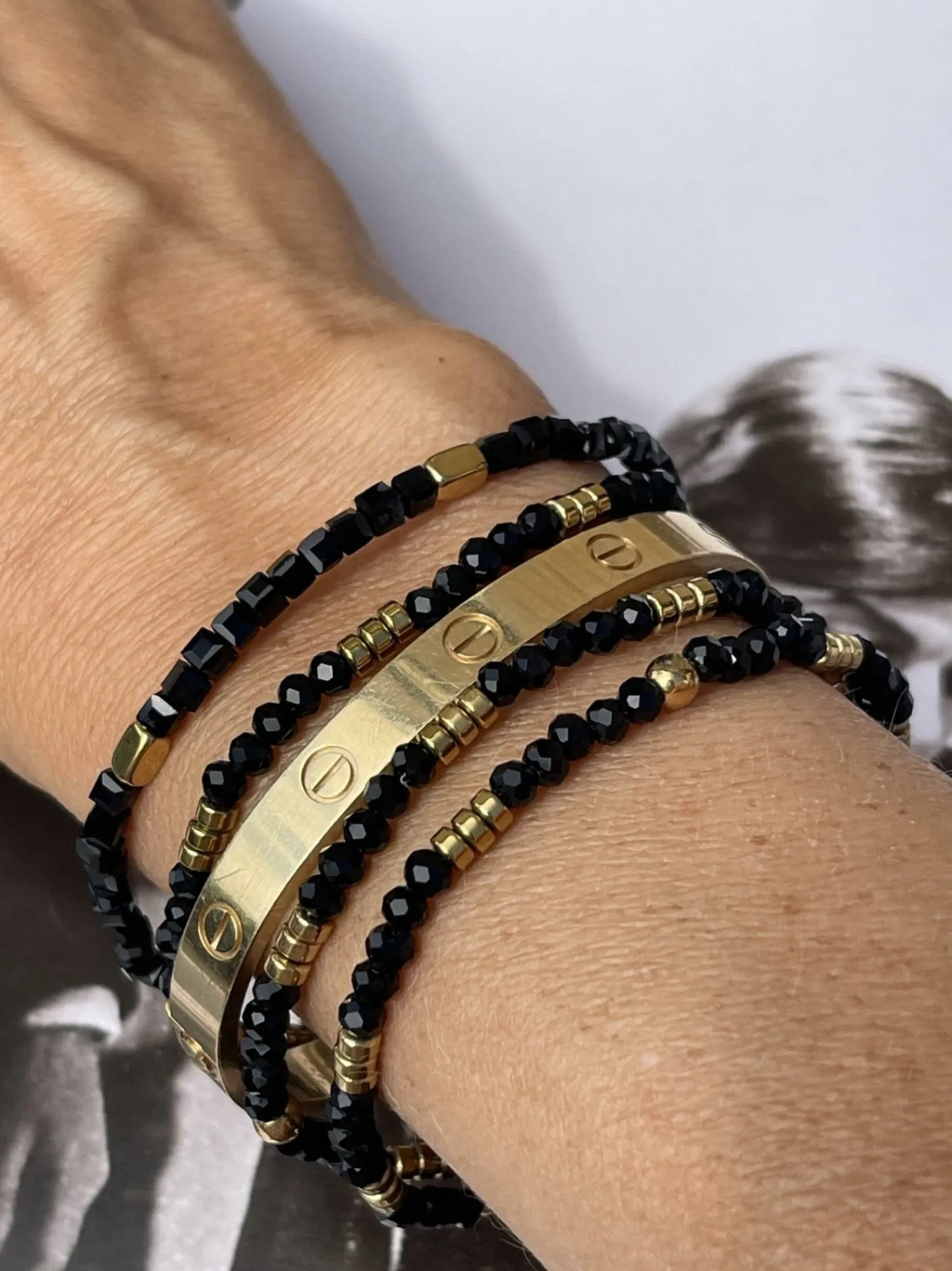 VIAMAJA Armbånd Merle – Black 1.Stk Discount