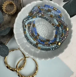 VIAMAJA Armbånd Merle – Blue mix 1.Stk Discount